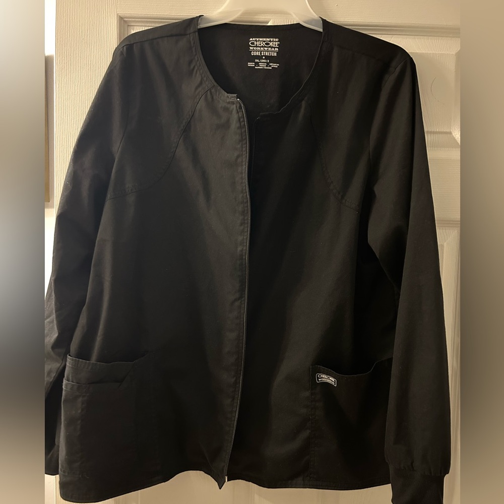 Cherokee scrub jacket